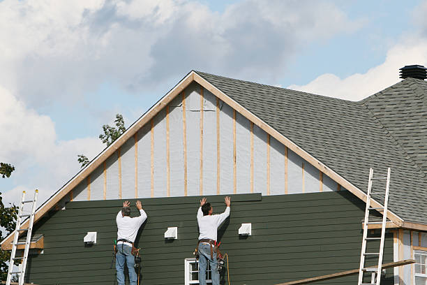 Professional Siding Installation technician working in Mount Perry, OH